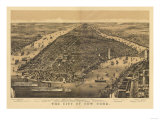 New York City  New York - Panoramic Map