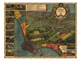 Los Angeles  California - Panoramic Map No 1