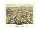 Reedsburg  Wisconsin - Panoramic Map