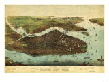 New York City  New York - Panoramic Map