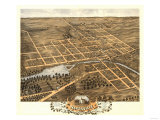 Naperville  Illinois - Panoramic Map