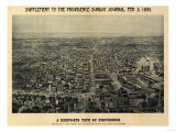 Providence  Rhode Island - Panoramic Map