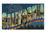 Palm Springs  California - Large Letter Scenes