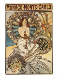 Monte Carlo  Monaco - Woman with Feathers
