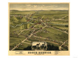 North Berwick  Maine - Panoramic Map