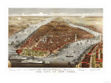 New York City  New York - Panoramic Map No 1