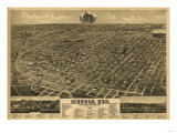 Lincoln  Nebraska - Panoramic Map