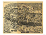 Maplewood  New Jersey - Panoramic Map
