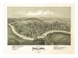 Philippi  West Virginia - Panoramic Map