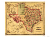 Texas - Panoramic Map