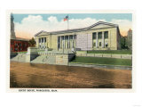 Worcester  Massachusetts - Exterior View of the Court House