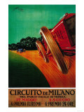 Circuito Di Milano Vintage Poster - Europe