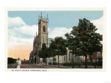 Worcester  Massachusetts - Exterior View of St Paul's Church
