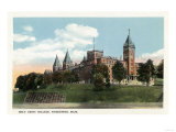 Worcester  Massachusetts - Campus View of Holy Cross College