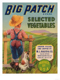 Big Patch Vegetable Label - Watsonville  CA