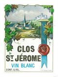 Clos St Jermoe Wine Label - Europe