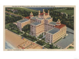 St Petersburg  Florida - Aerial of Don Ce-Sar Hotel