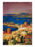 Syria - French Travel Poster  Touring in Syria