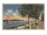 St Petersburg  FL - View of Coffee Pot Bayou & Isle
