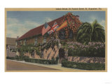 St Augustine  FL - View of St Francis St & House