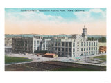 Exterior View of CA Raisin Association Packing Plant - Fresno  CA
