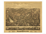 Stafford Springs  Connecticut - Panoramic Map