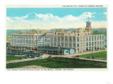 Exterior View of Sun-Maid Raisin Plant - Fresno  CA