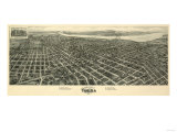 Tulsa  Oklahoma - Panoramic Map