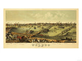 Toledo  Ohio - Panoramic Map