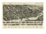 Shelton  Connecticut - Panoramic Map