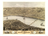 Saint Charles  Missouri - Panoramic Map