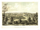 Waukesha  Wisconsin - Panoramic Map