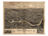 Watertown  Massachusetts - Panoramic Map