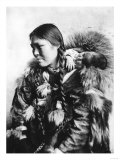 Eskimo Mother and Child in Alaska Photograph - Alaska