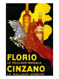Florio Cinzano Vintage Poster - Europe