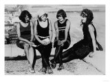 Four Women at the Beach Photograph - Atlantic City  NJ