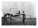 Harriet Quimby in Her Airplane Photograph