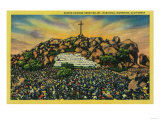 Easter Sunrise Service at Mt Rubidoux - Riverside  CA