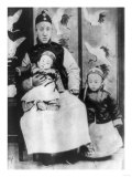 Emperor Pu Yi with Father and Brother Photograph - China