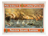 Grand Naval Spectacle Madison Square Garden Poster