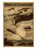 Glasgow Hot Air Balloon Circus Theatre Poster