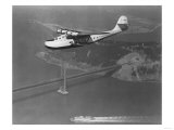Pan American Philippine Martin Clipper over San Francisco Photograph - San Francisco  CA