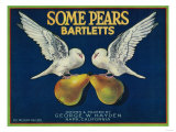 Some Pears Pear Crate Label - Napa  CA