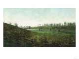 View of Golfers Playing at Inverness Club - Toledo  OH