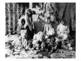 The "Wolf dance" of the Kaviagamutes  Alaska Eskimos Photograph - Alaska