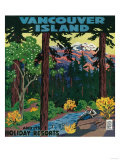 Vancouver Island Advertising Poster - Vancouver Island  Canada