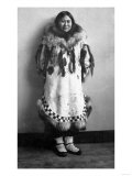 Newarluk  an Eskimo Belle in Nome  Alaska Photograph - Nome  AK