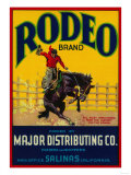 Rodeo Vegetable Label - Salinas  CA