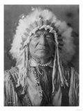 Sitting Bear  Arikara Native American Man Curtis Photograph