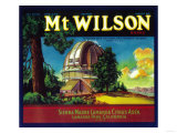 Mt Wilson Orange Label - Lamanda Park  CA